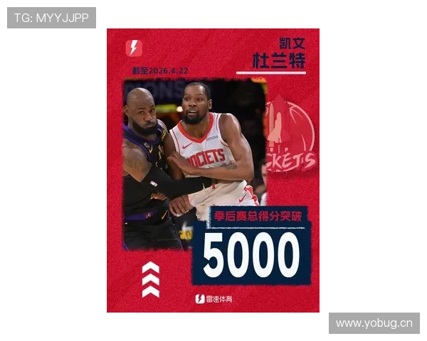 杜兰特突破改变化境，季后赛关键得分占比大幅提升